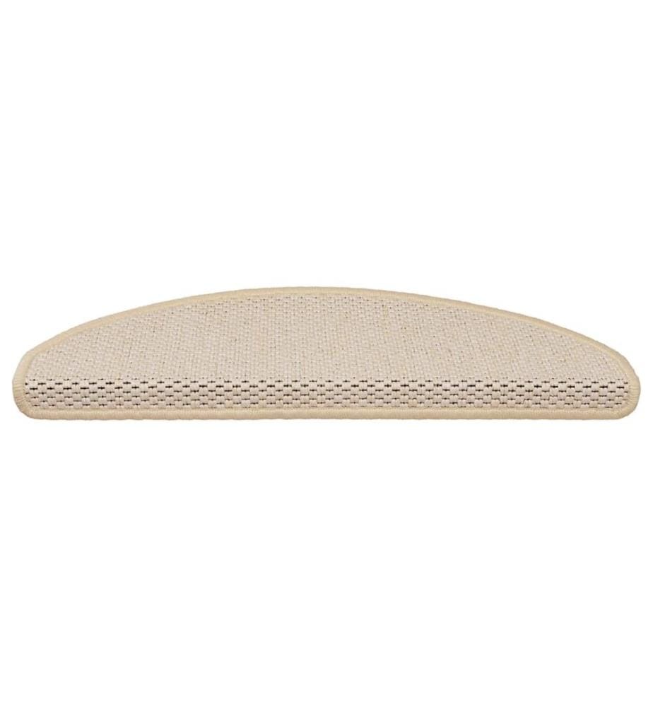 Treppenmatten Selbstklebend Sisal-Look 15 Stk. 65x21x4 Berber