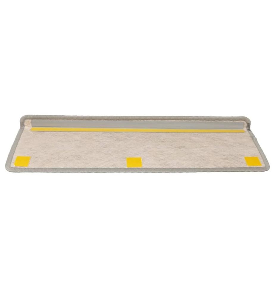 Treppenmatten Selbstklebend Sisal-Optik 15 Stk. 65x21x4 cm