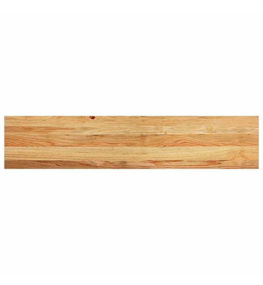 Marches d'escalier 2 pcs marron clair 120x25x2 cm chêne massif