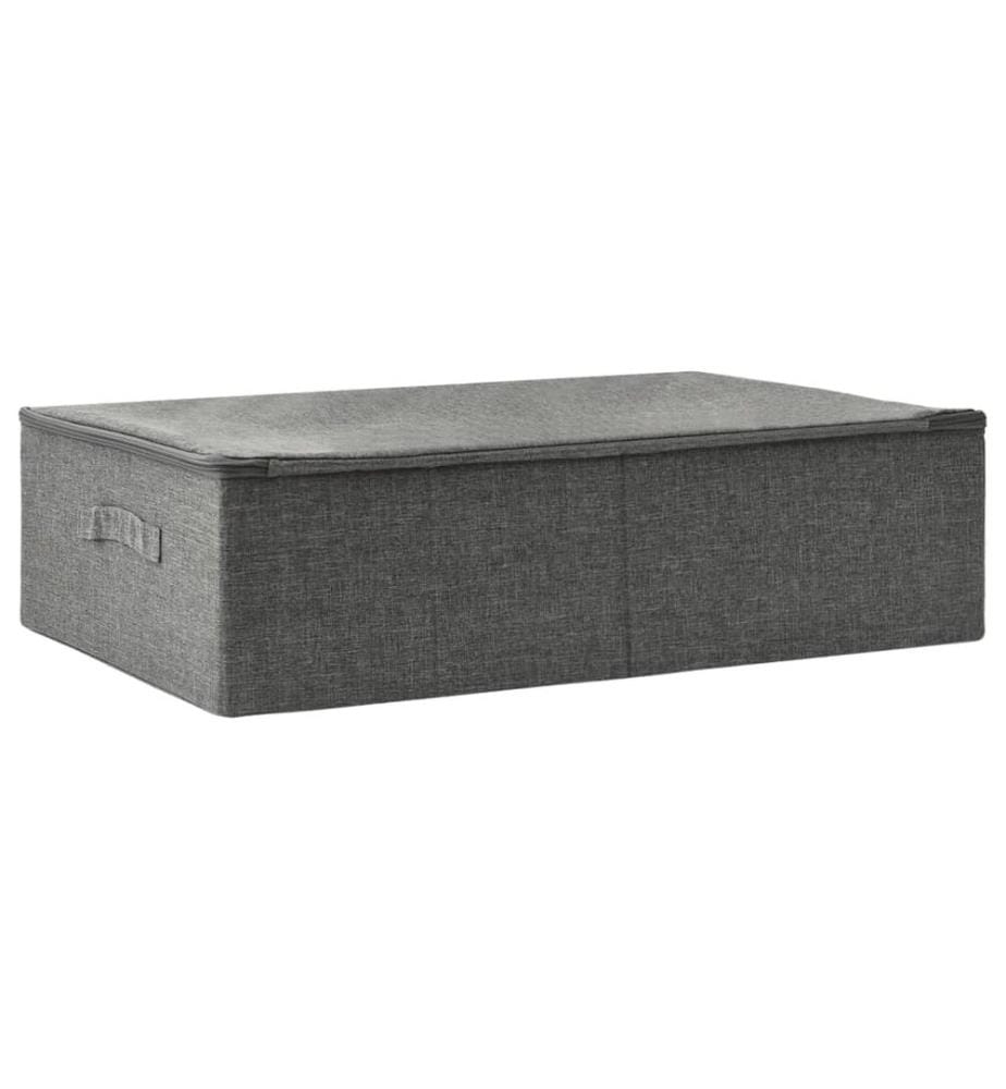Aufbewahrungsbox Stoff 70x40x18 cm Anthrazit