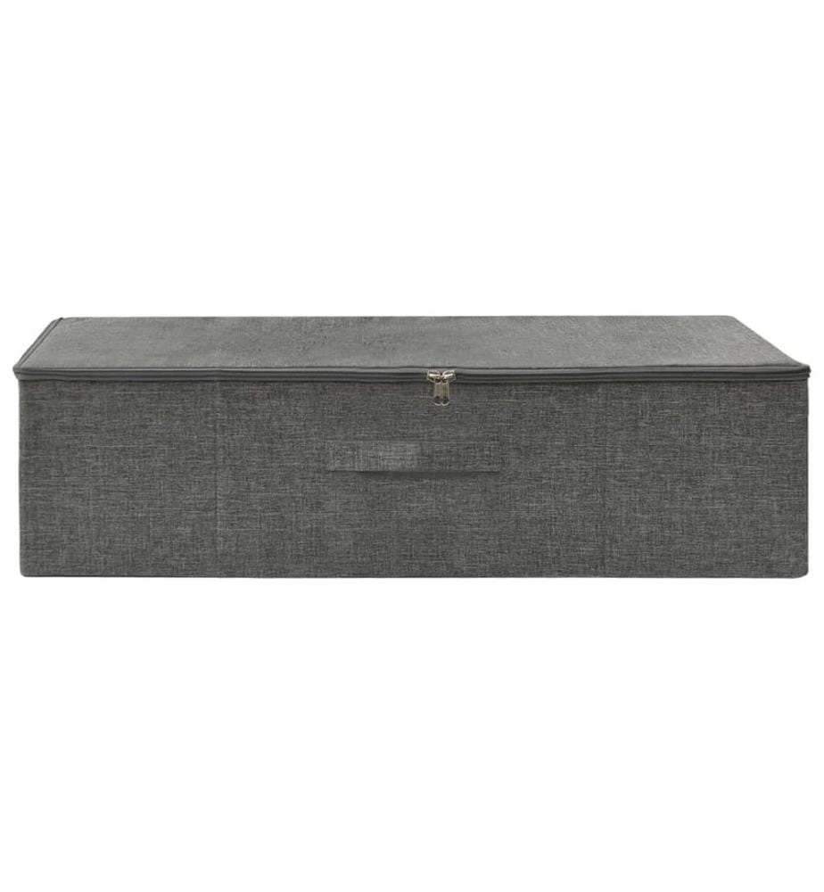 Aufbewahrungsbox Stoff 70x40x18 cm Anthrazit