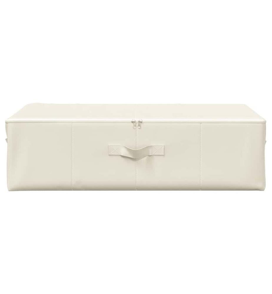 Aufbewahrungsbox Stoff 70x40x18 cm Creme