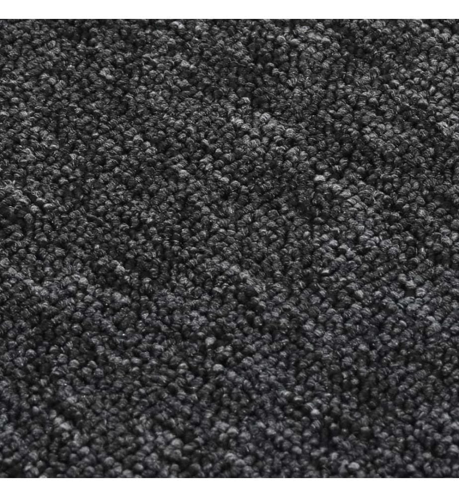 Antirutsch Stufenmatten 15 Stk. 60x25 cm Anthrazit Rechteckig
