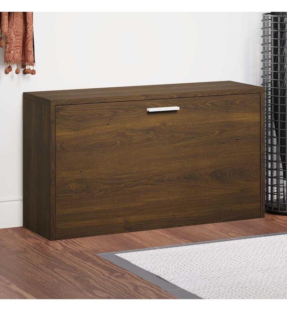 Schuhbank Braun Eichen-Optik 80x24x45 cm Holzwerkstoff