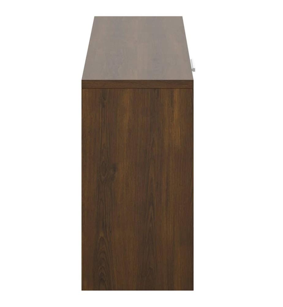 Schuhbank Braun Eichen-Optik 80x24x45 cm Holzwerkstoff