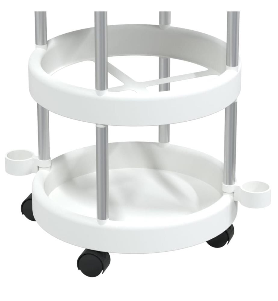 Reinigungswagen mit Aufbewahrungskorb Aluminium