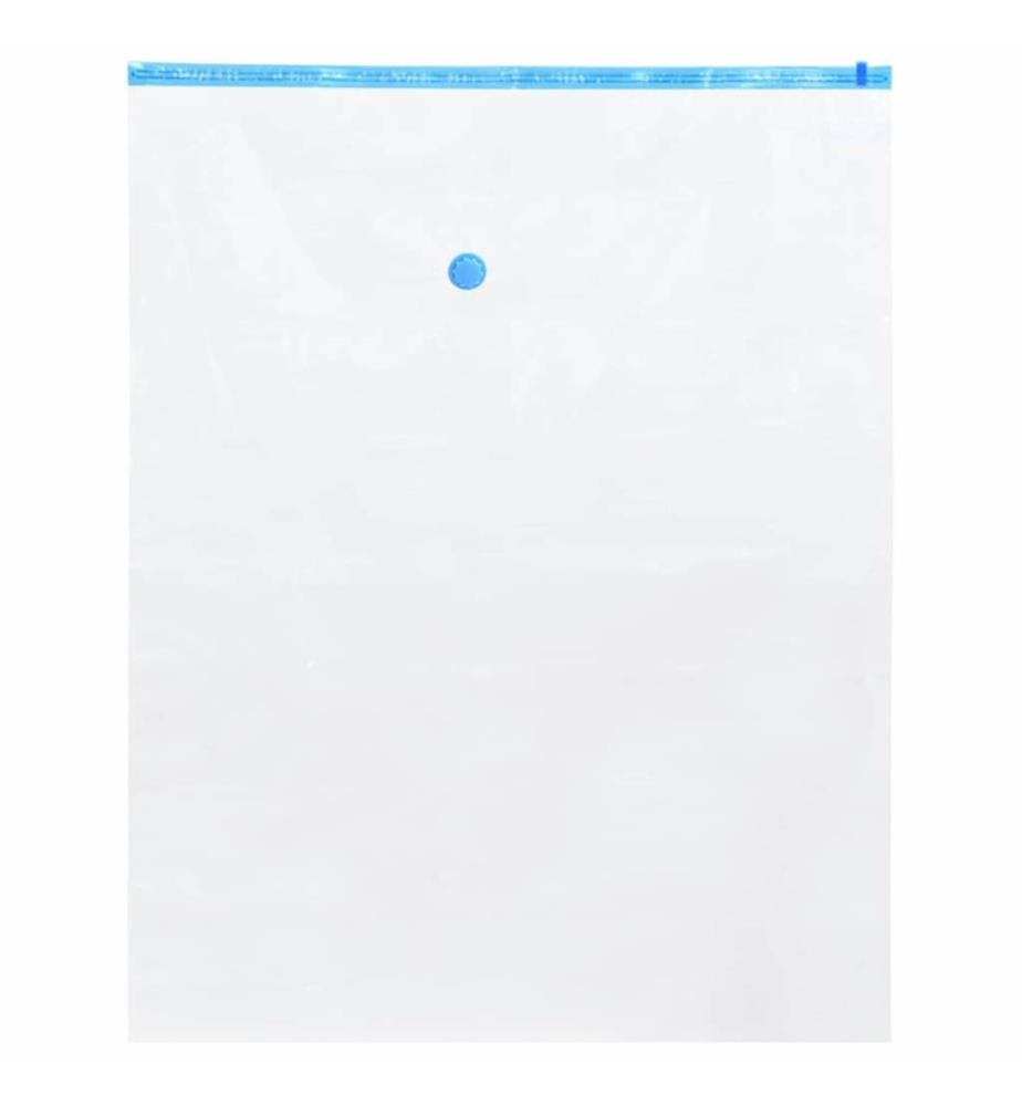 Aufbewahrungstaschen 20 pcs Transparent und Blau 100 x 80 cm