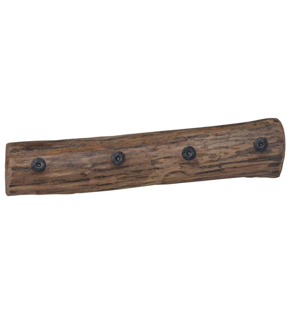Kleiderbügel Braun 50 x 8 x 12 cm Massives upgecyceltes Holz