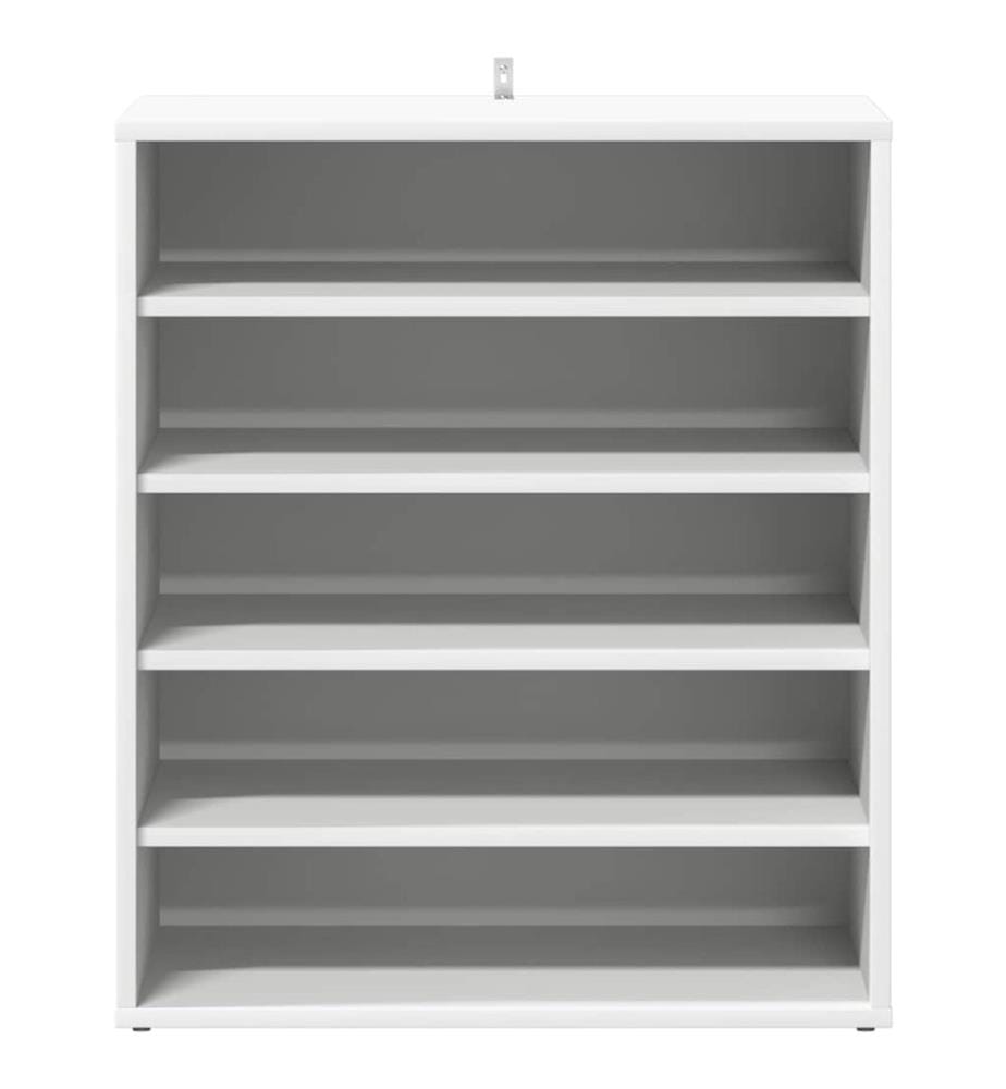Schuhschrank Weiss 60x35x70 cm Holzwerkstoff