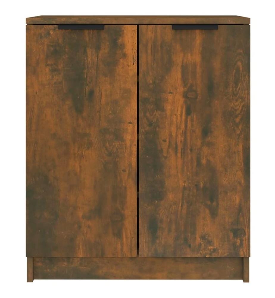 Schuhschrank Räuchereiche 59x35x70 cm Holzwerkstoff