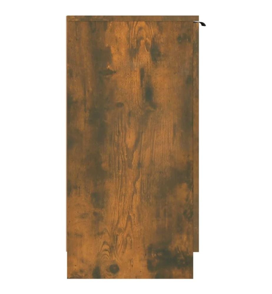 Schuhschrank Räuchereiche 59x35x70 cm Holzwerkstoff