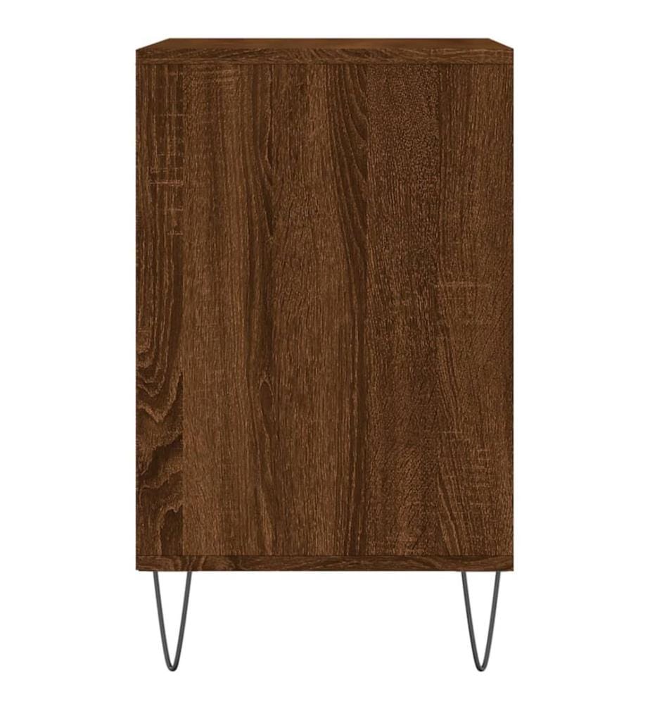 Schuhregal Braun Eichen-Optik 102x36x60 cm Holzwerkstoff