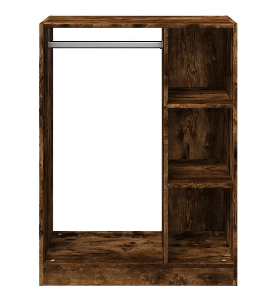 Kleiderschrank Räuchereiche 77x48x102 cm Holzwerkstoff