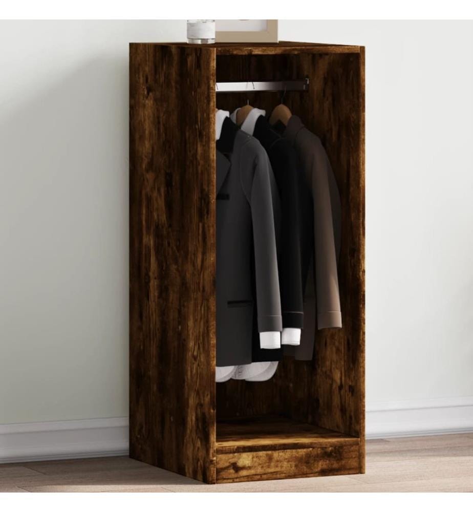 Kleiderschrank Räuchereiche 48x41x102 cm Holzwerkstoff