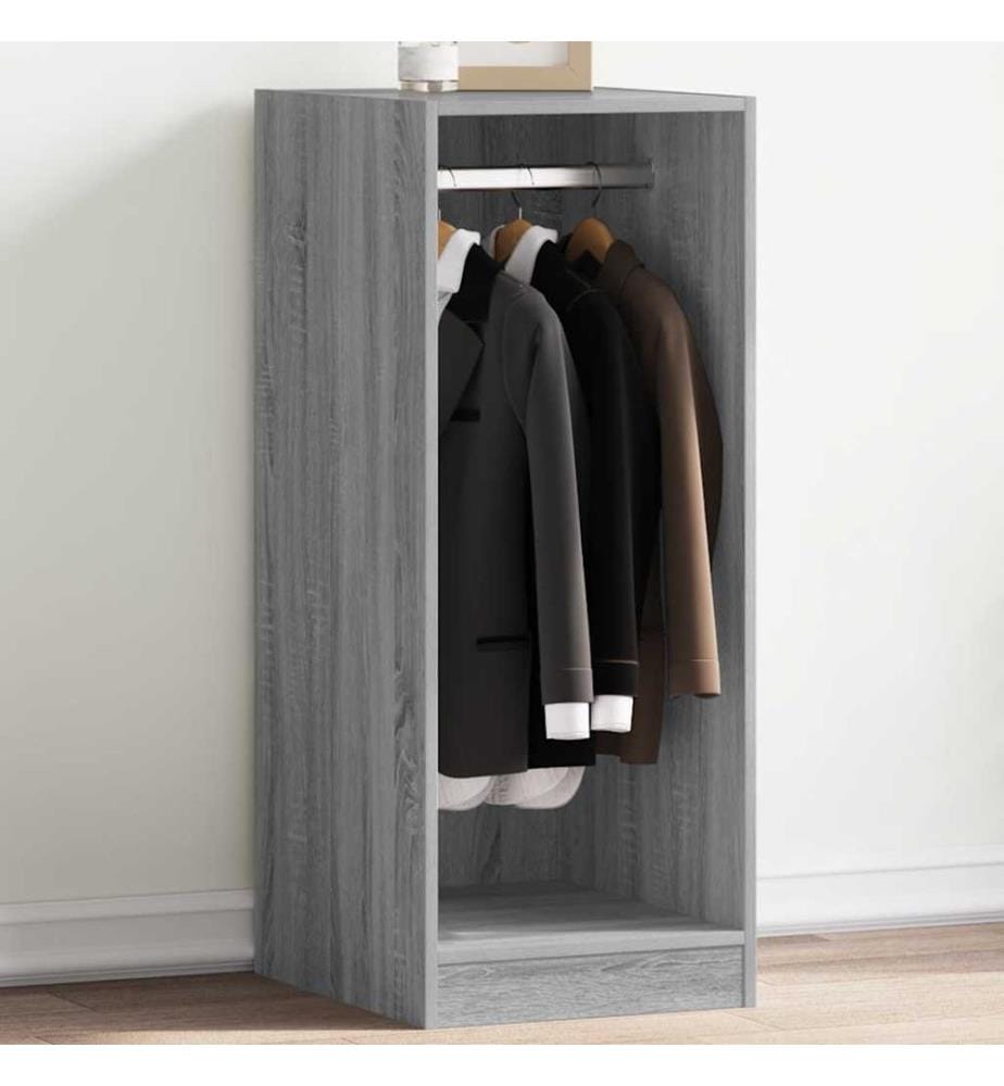 Kleiderschrank Grau Sonoma 48x41x102 cm Holzwerkstoff