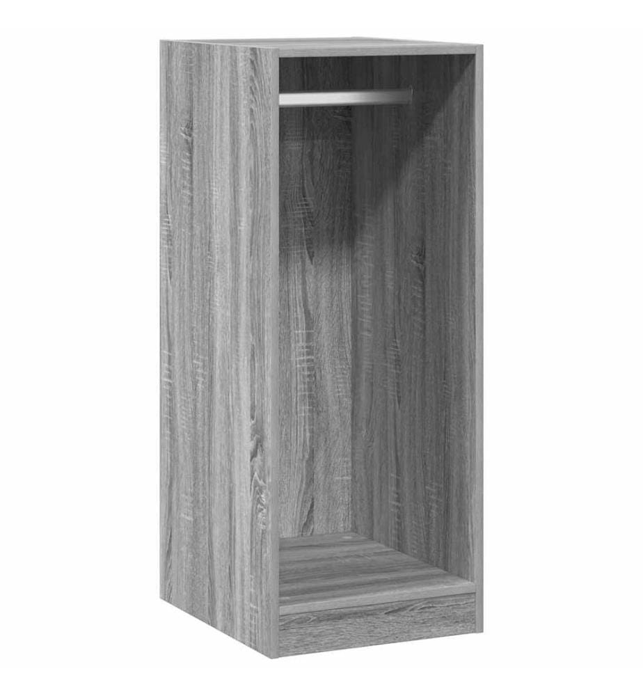 Kleiderschrank Grau Sonoma 48x41x102 cm Holzwerkstoff