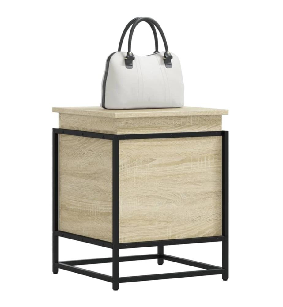 Aufbewahrungsbox mit Deckel Sonoma 40x40x51,5 cm Holzwerkstoff