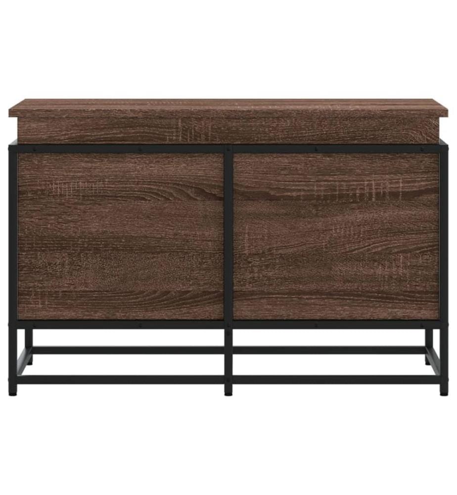Aufbewahrungsbox mit Deckel Eichen-Optik 80x40x51,5 cm