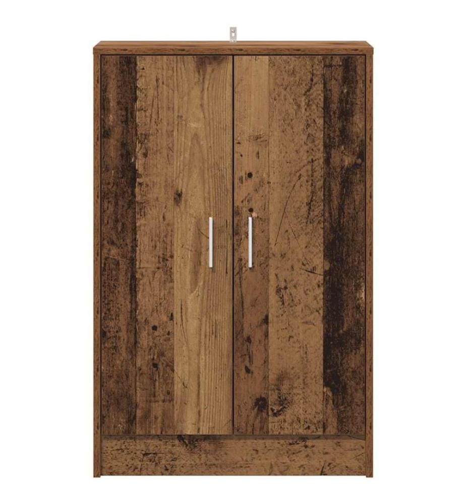 Schuhschrank Altholz-Optik 60x35x92 cm Holzwerkstoff