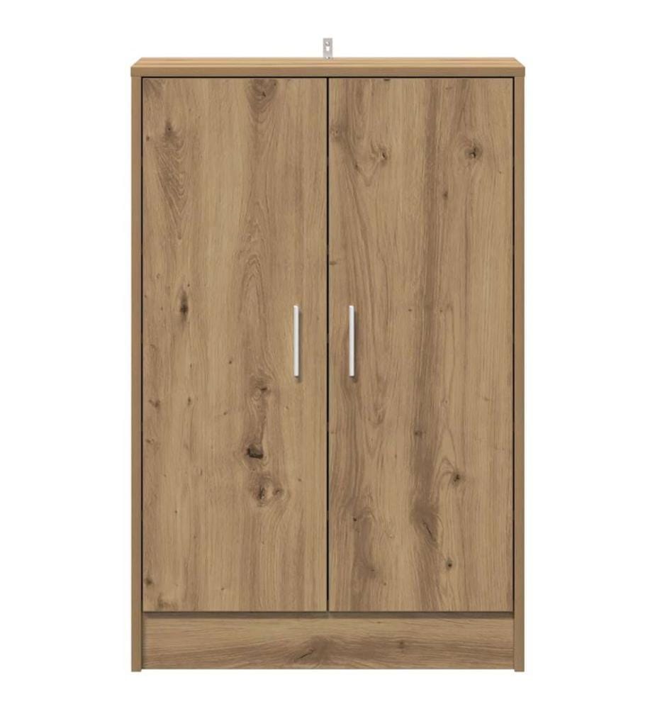 Schuhschrank Artisan-Eiche 60x35x92 cm Holzwerkstoff