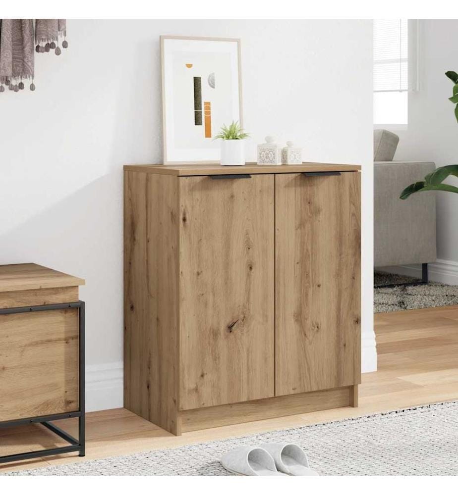 Schuhschrank Artisan-Eiche 59x35x70 cm Holzwerkstoff