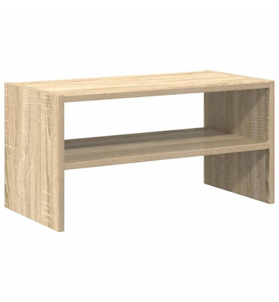 Schuhregal Stapelbar Sonoma-Eiche 60x30x30,5 cm