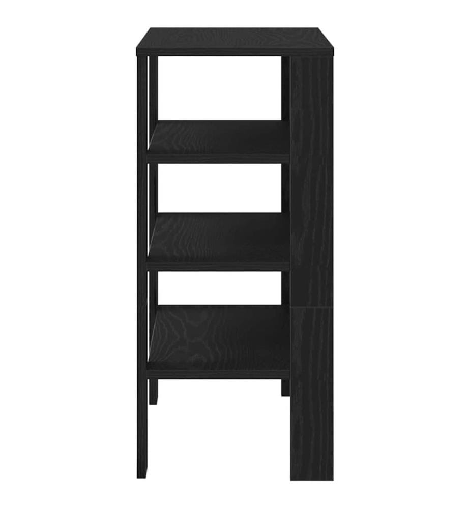 Schuhregal Schwarz 61x32x70 cm Holzwerkstoff