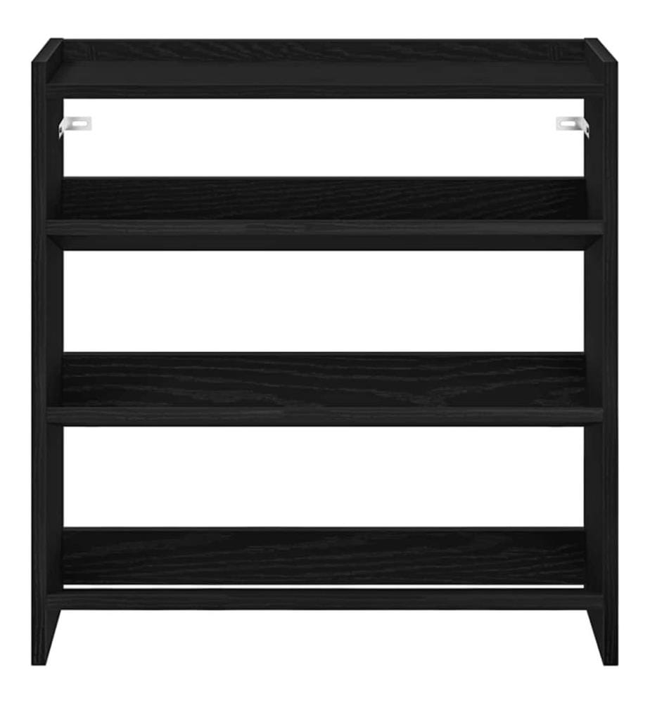 Schuhregal Schwarz 60x25x62 cm Holzwerkstoff