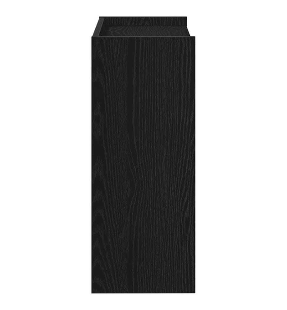 Schuhregal Schwarz 60x25x62 cm Holzwerkstoff