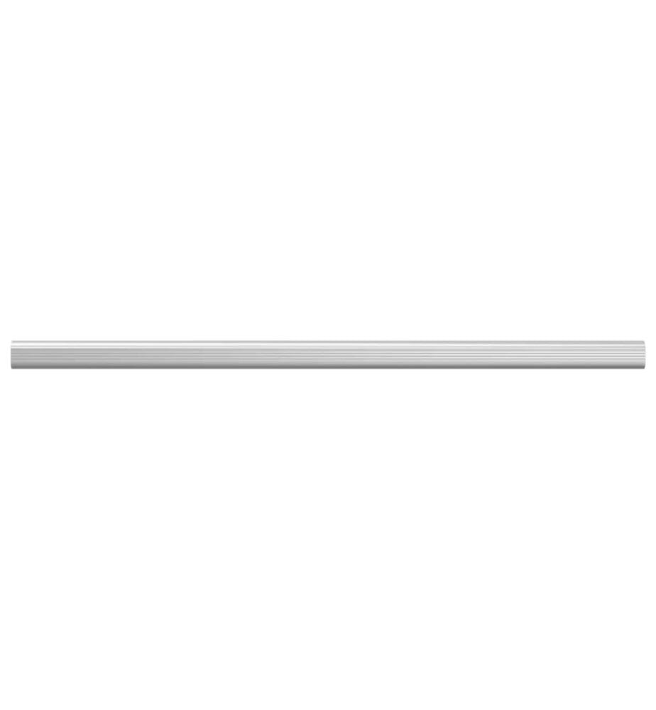Kleiderstange 12 pcs Silber 764 x 15 x 29 mm Aluminiumlegierung