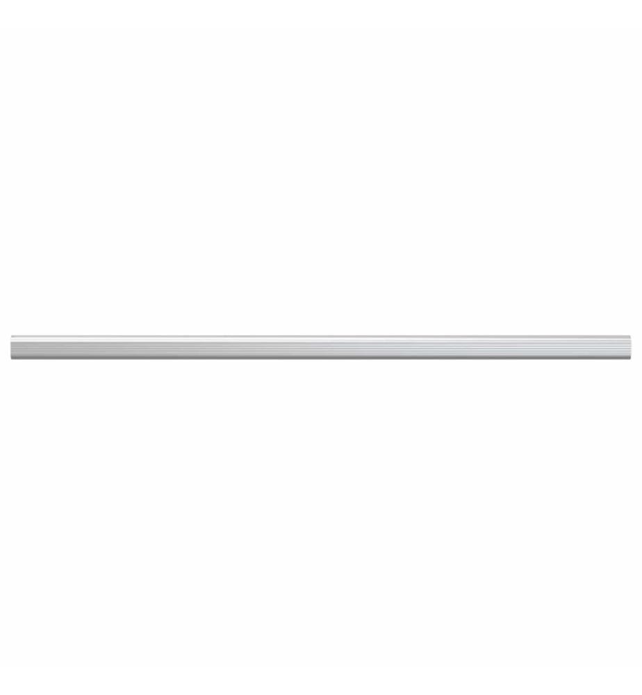 Kleiderstange 2 pcs Silber 764 x 15 x 29 mm Aluminiumlegierung