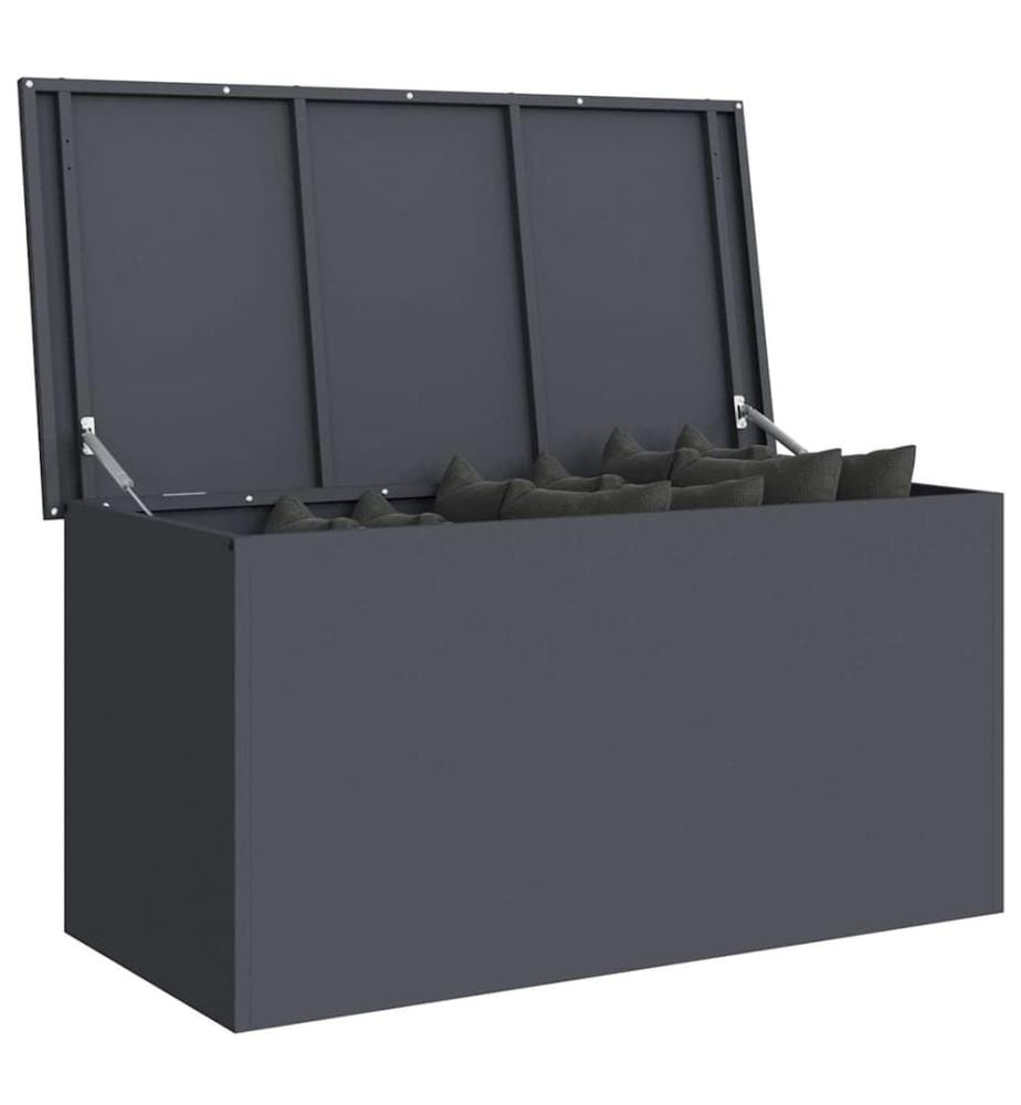 Boîte de Rangement Extérieure Anthracite 100 x 50,5 x 50 cm