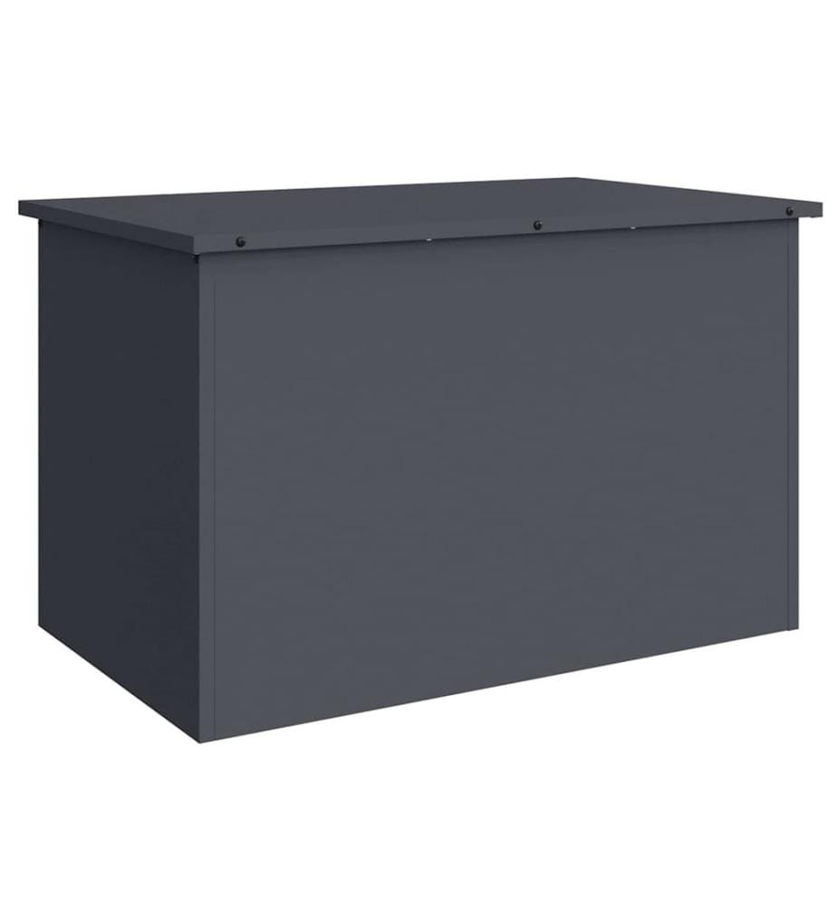 Boîte de Rangement Extérieure Anthracite 80 x 50,5 x 50 cm