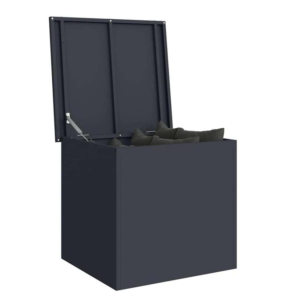 Boîte de Rangement Extérieure Anthracite 55 x 50,5 x 50 cm