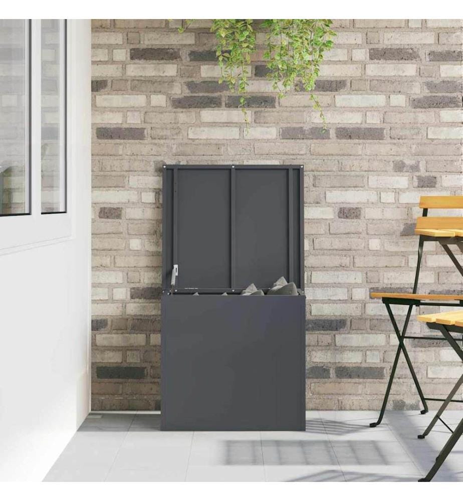 Boîte de Rangement Extérieure Anthracite 55 x 50,5 x 50 cm