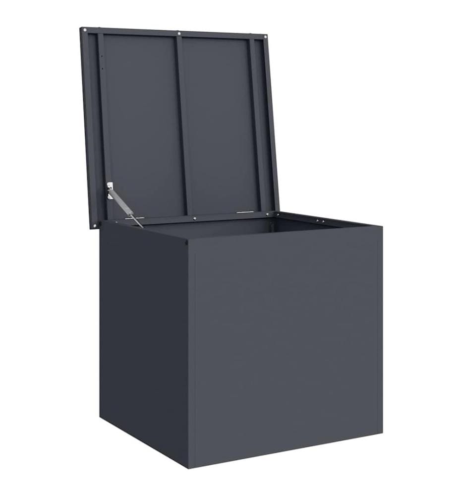 Boîte de Rangement Extérieure Anthracite 55 x 50,5 x 50 cm