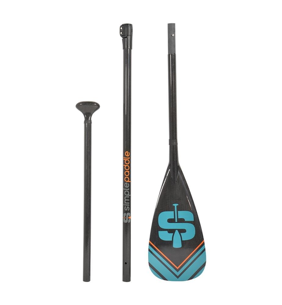 SUP-Paddel Stand Up 175-215 cm - Schwarz und Blau