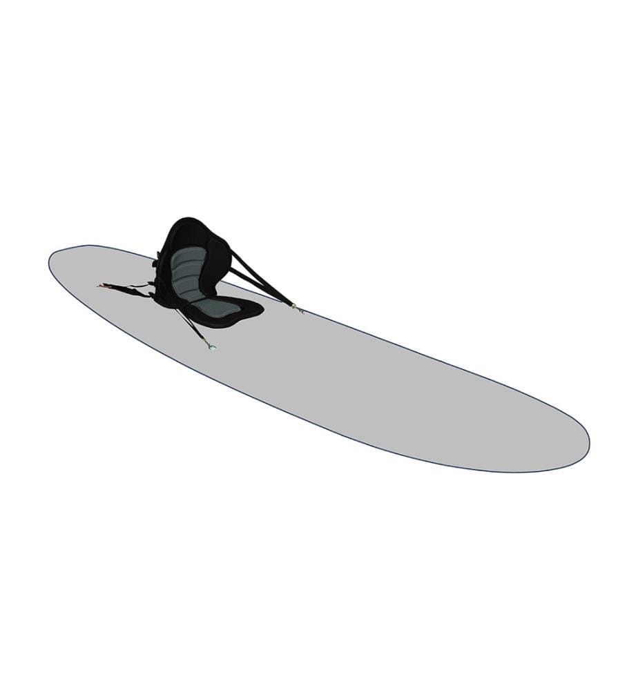 Kayaksitz Stand Up Paddle - Schwarz und Blau