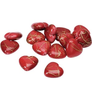 KNORR PRANDELL - Streudeko 1.5 cm Herz, Rot, 24 Stück