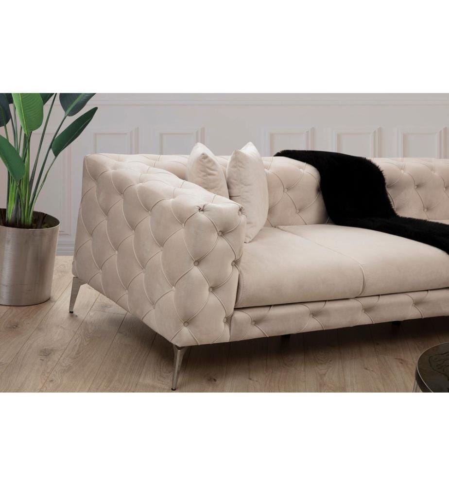 Ecksofa „Como“ – Ecru