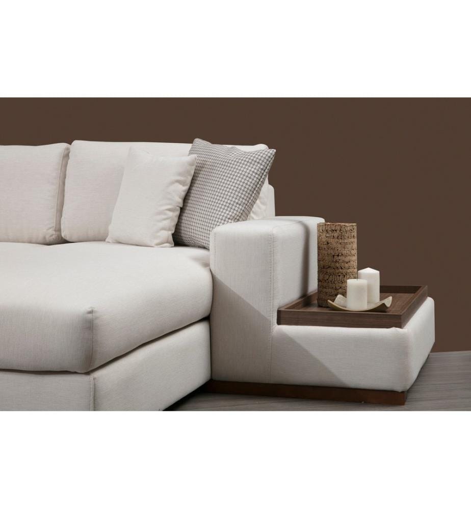 Loop Ecksofa - Weiss