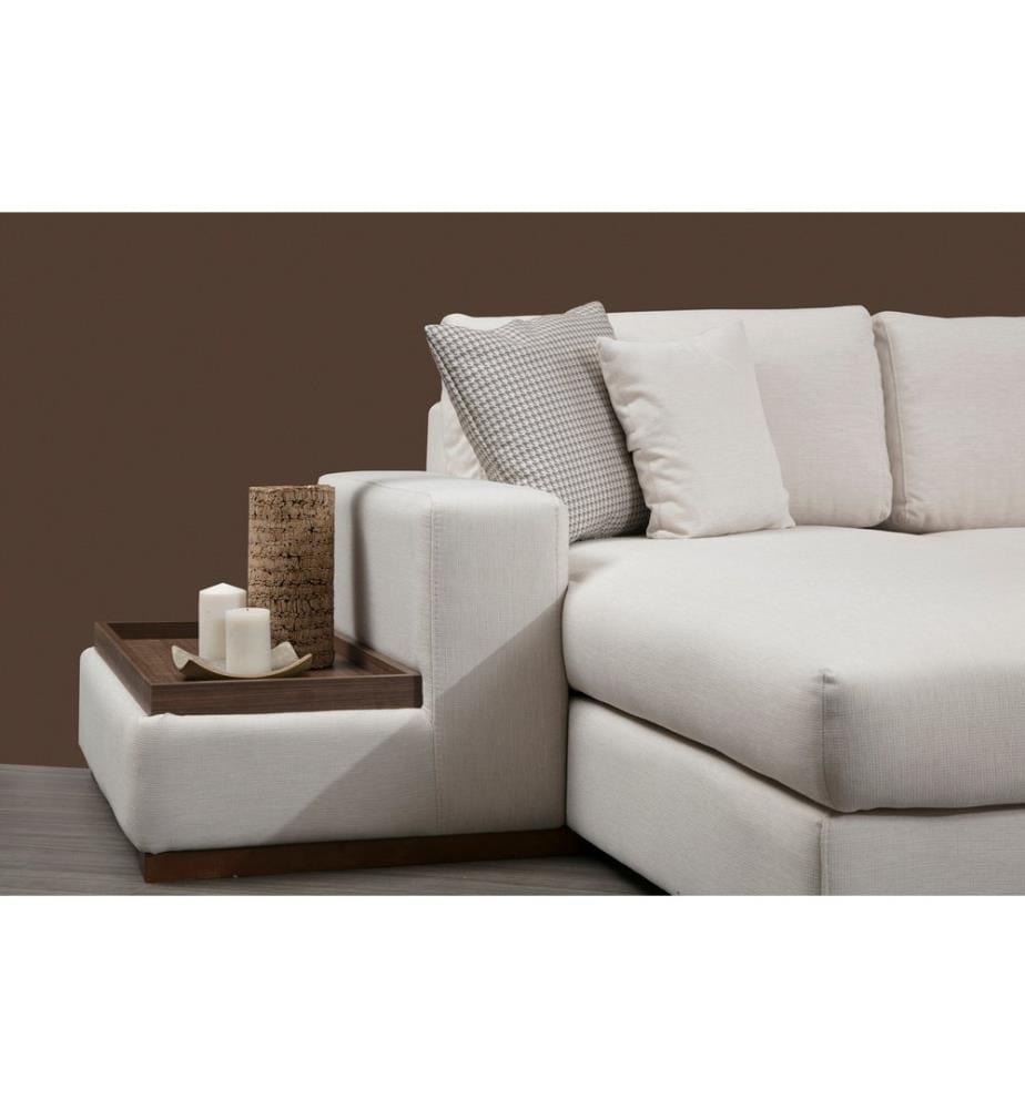 Loop Ecksofa - Weiss