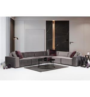 Lego Ecksofa - Grau