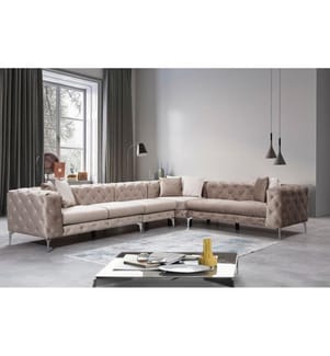 Ecksofa „Como“ – Beige