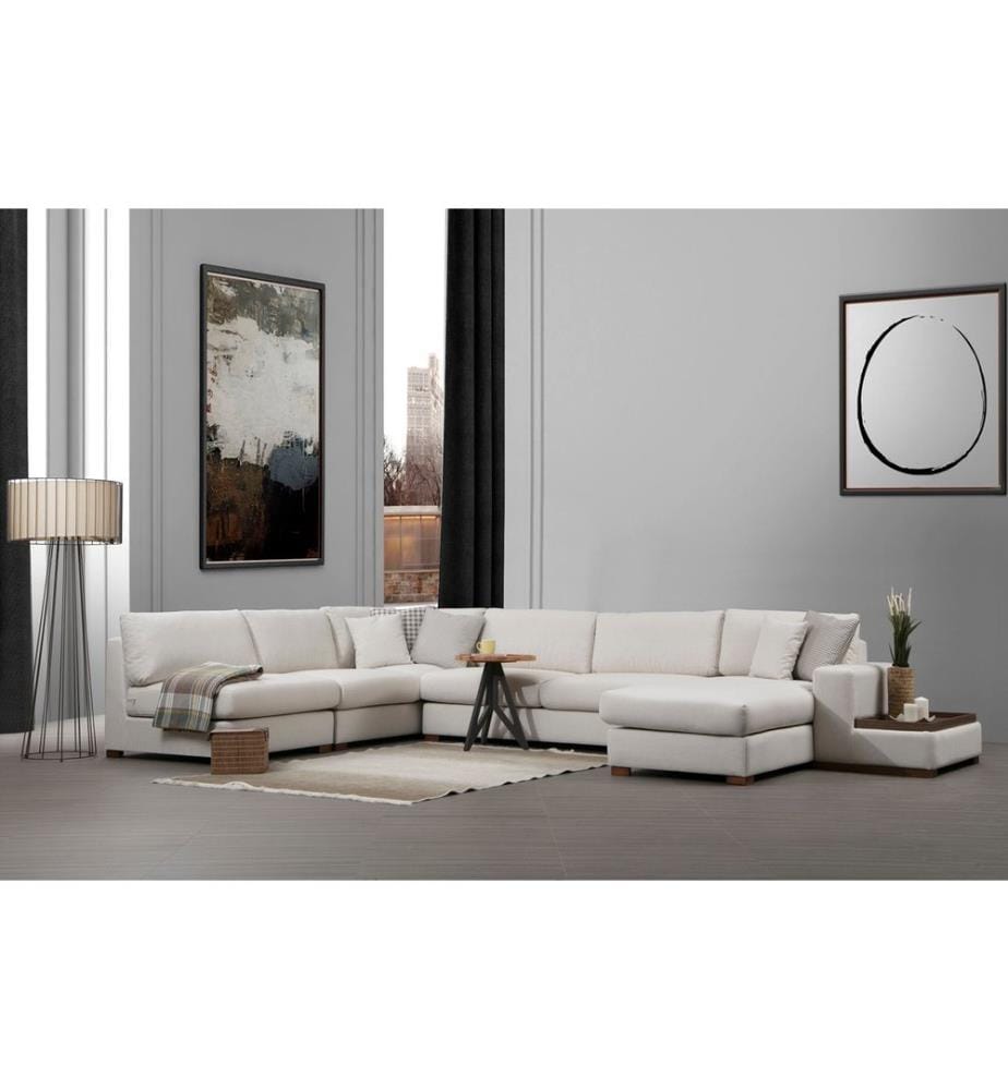 Loop Ecksofa - Weiss