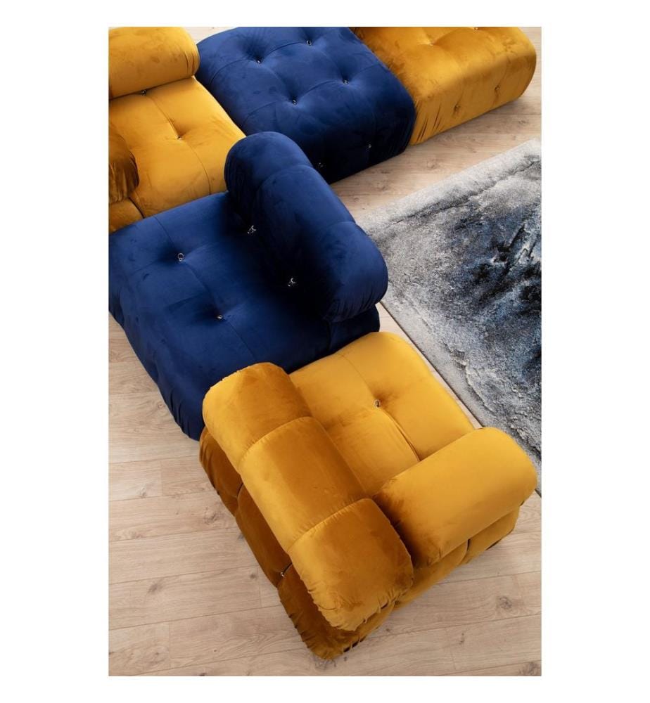 Sitzkissen „Bubble“ – Blau