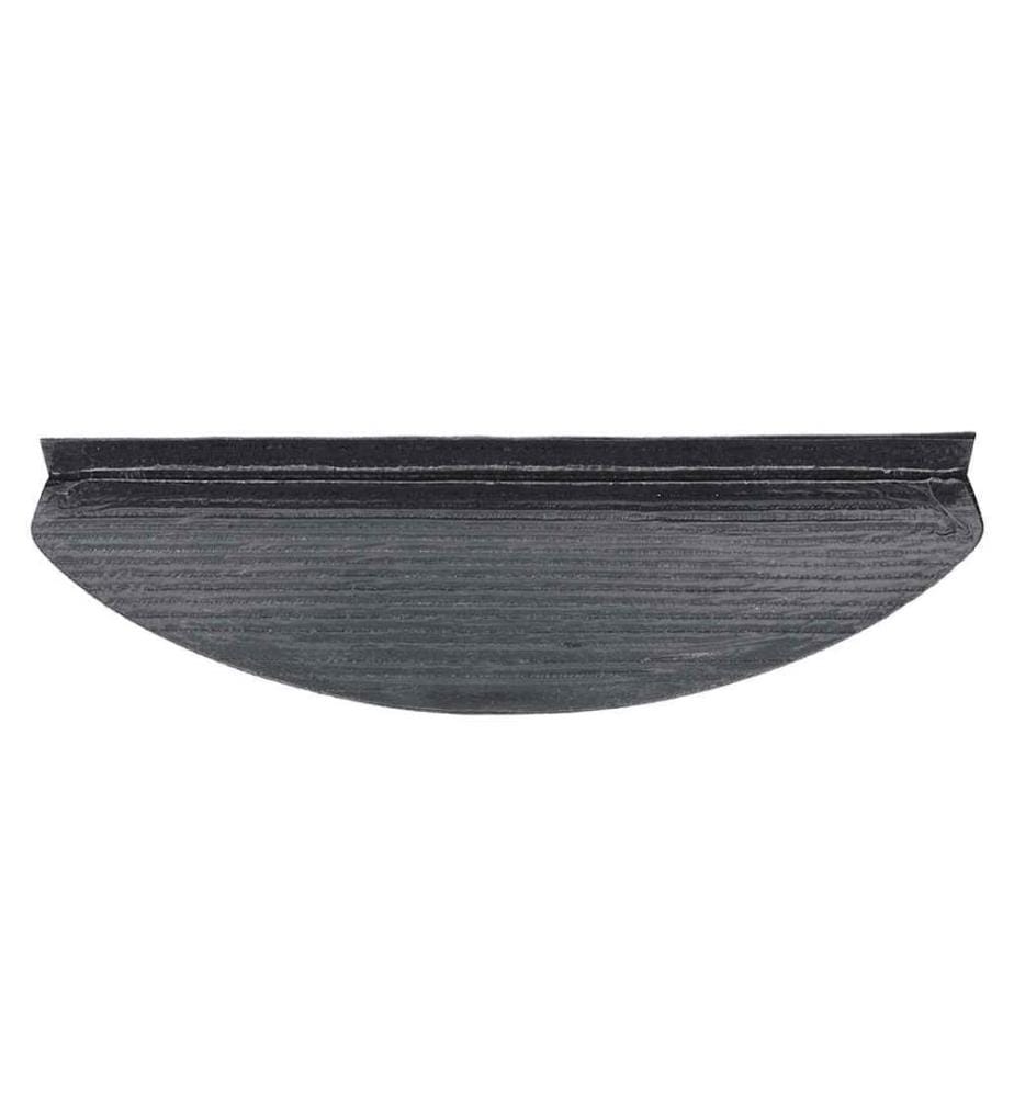 Tapis d'escalier autocollants 15 pcs 65x22,5x3,5 cm Noir