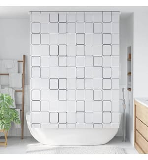Duschrollo 140x240 cm Quadratmuster