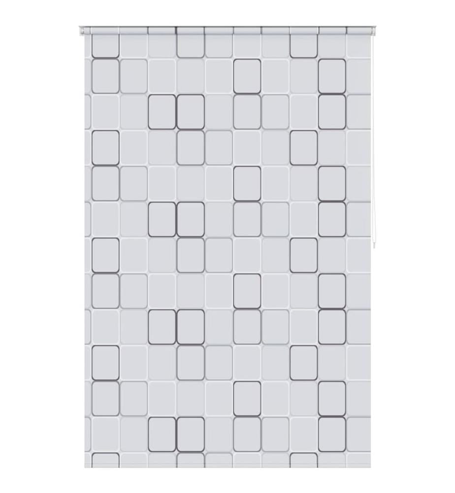 Duschrollo 140x240 cm Quadratmuster