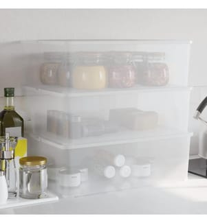 Aufbewahrungsboxen Kunststoff 3 Stk. 25 L Stapelbar